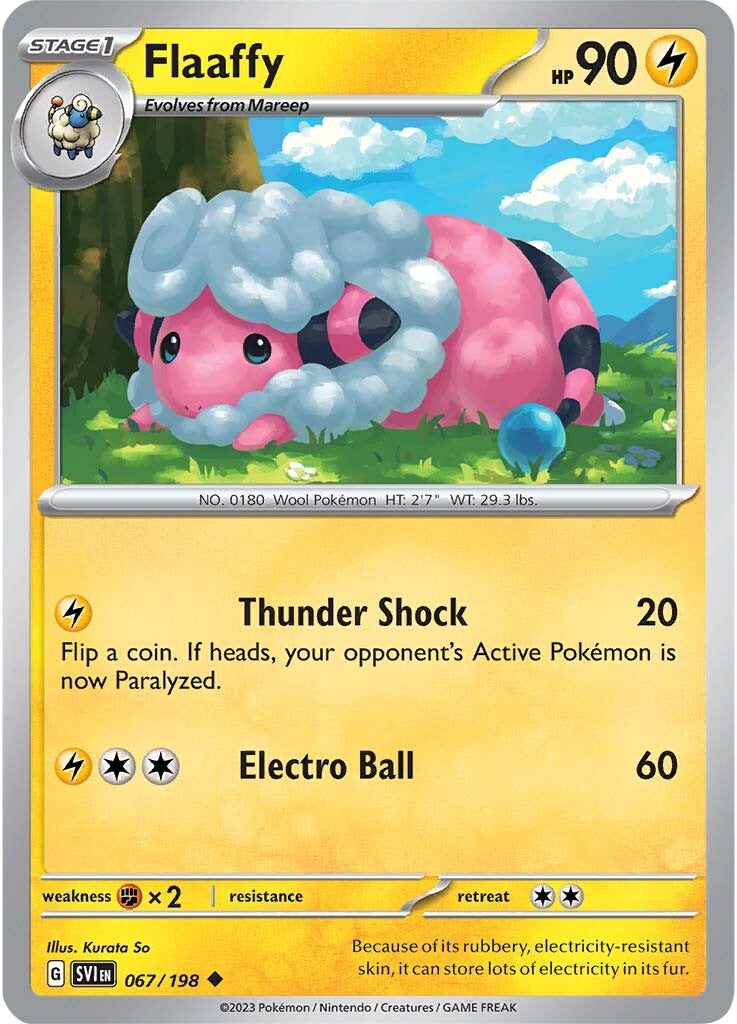 Flaaffy (067/198) [Scarlet & Violet: Base Set] | Good Games Adelaide SA