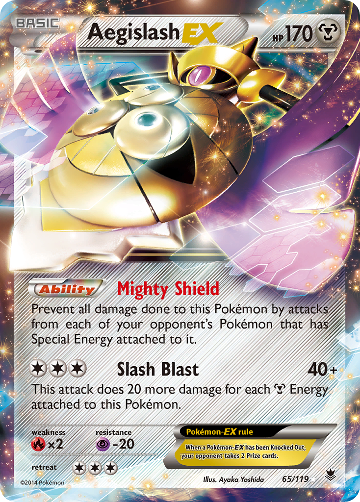 Aegislash EX (65/119) [XY: Phantom Forces] | Good Games Adelaide SA