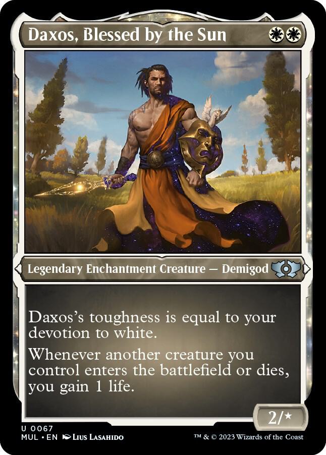 Daxos, Blessed by the Sun 67 (March of the Machine: Multiverse Legends)  - Etched Foil | Good Games Adelaide SA