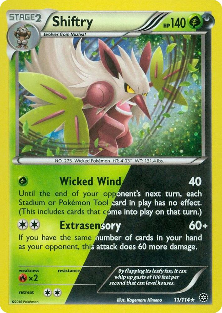 Shiftry 011/114 (Miscellaneous Cards & Products)  - Cosmo Holofoil | Good Games Adelaide SA