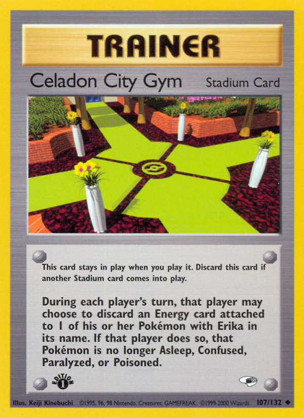 Celadon City Gym (107/132) [Gym Heroes 1st Edition] | Good Games Adelaide SA