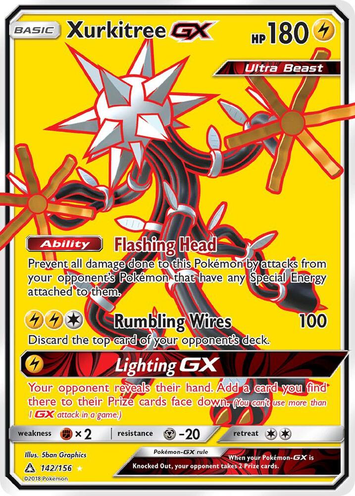 Xurkitree GX Full Art 142/156 (SM - Ultra Prism)  - Holofoil | Good Games Adelaide SA