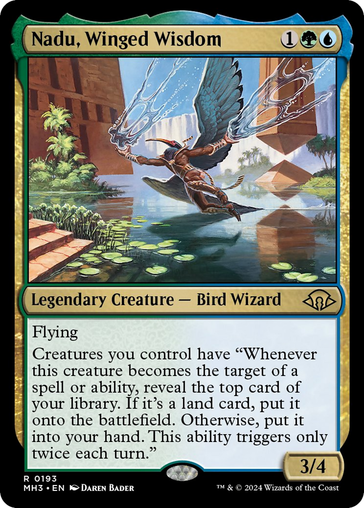 Nadu, Winged Wisdom [Modern Horizons 3] | Good Games Adelaide SA