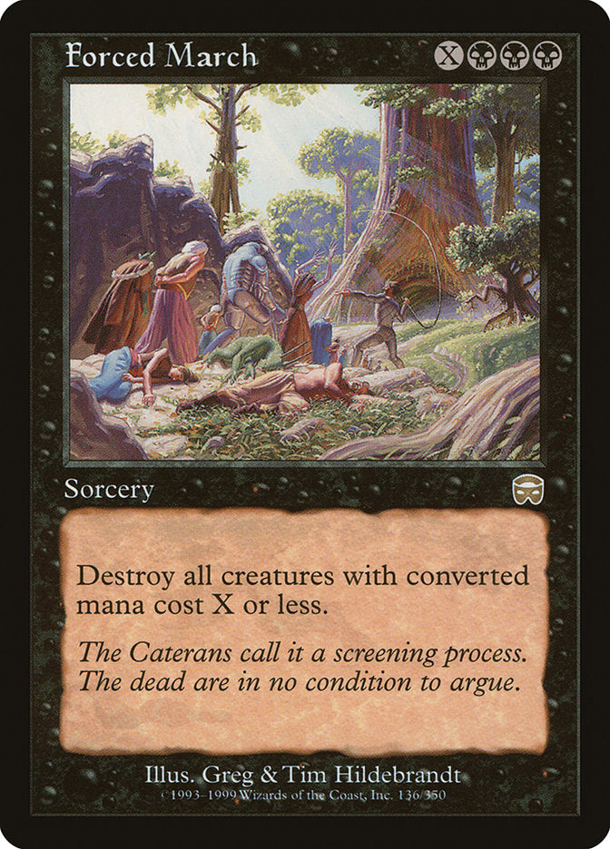 Forced March 136 (Mercadian Masques)  - Foil | Good Games Adelaide SA