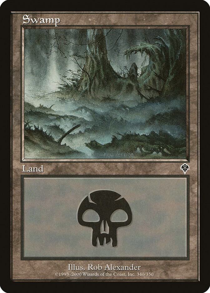 Swamp 340 340 (Invasion)  - Foil | Good Games Adelaide SA