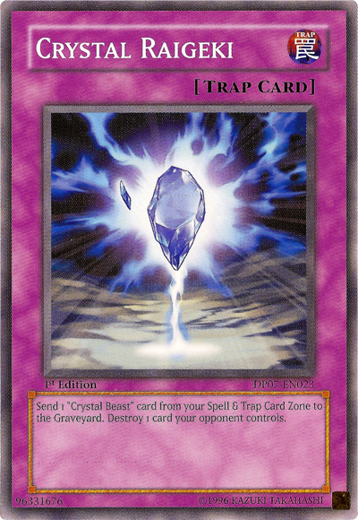 Crystal Raigeki [DP07-EN023] Common | Good Games Adelaide SA