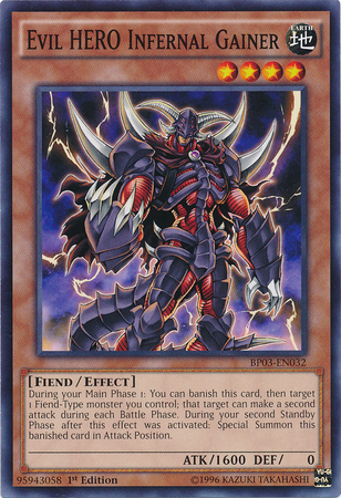 Evil HERO Infernal Gainer [BP03-EN032] Common | Good Games Adelaide SA