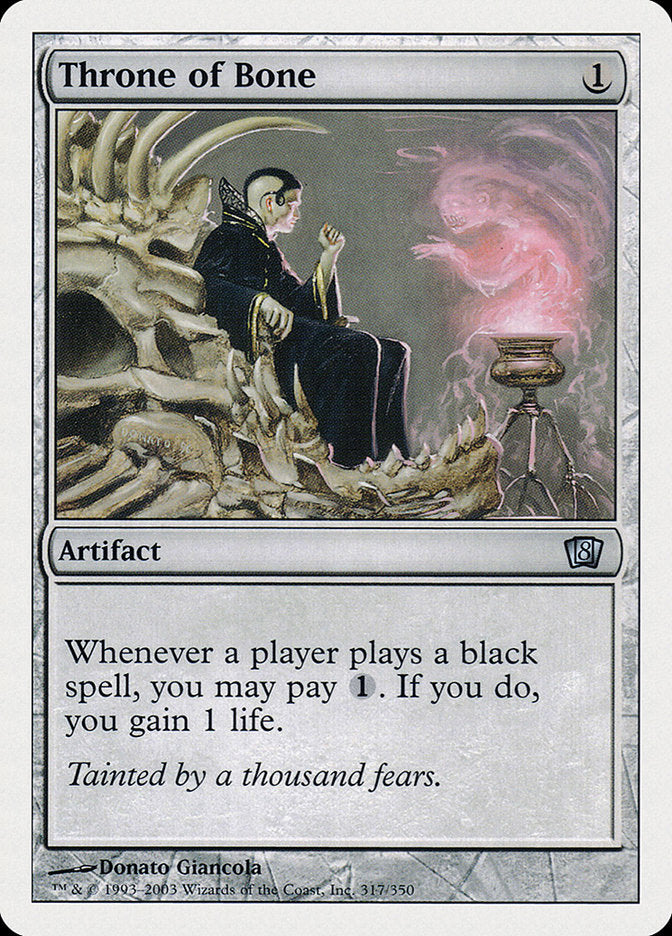 Throne of Bone 317 (8th Edition)  - Foil | Good Games Adelaide SA