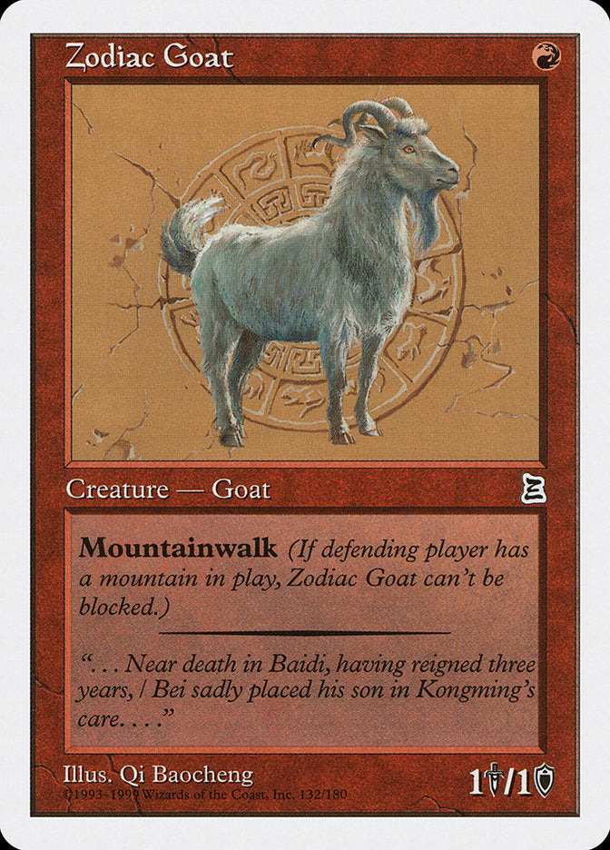 Zodiac Goat 132 (Portal Three Kingdoms)  | Good Games Adelaide SA