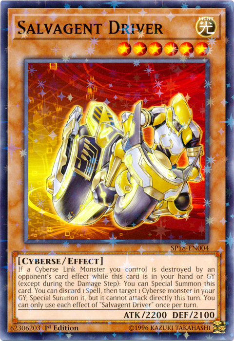 Salvagent Driver [SP18-EN004] Starfoil Rare | Good Games Adelaide SA