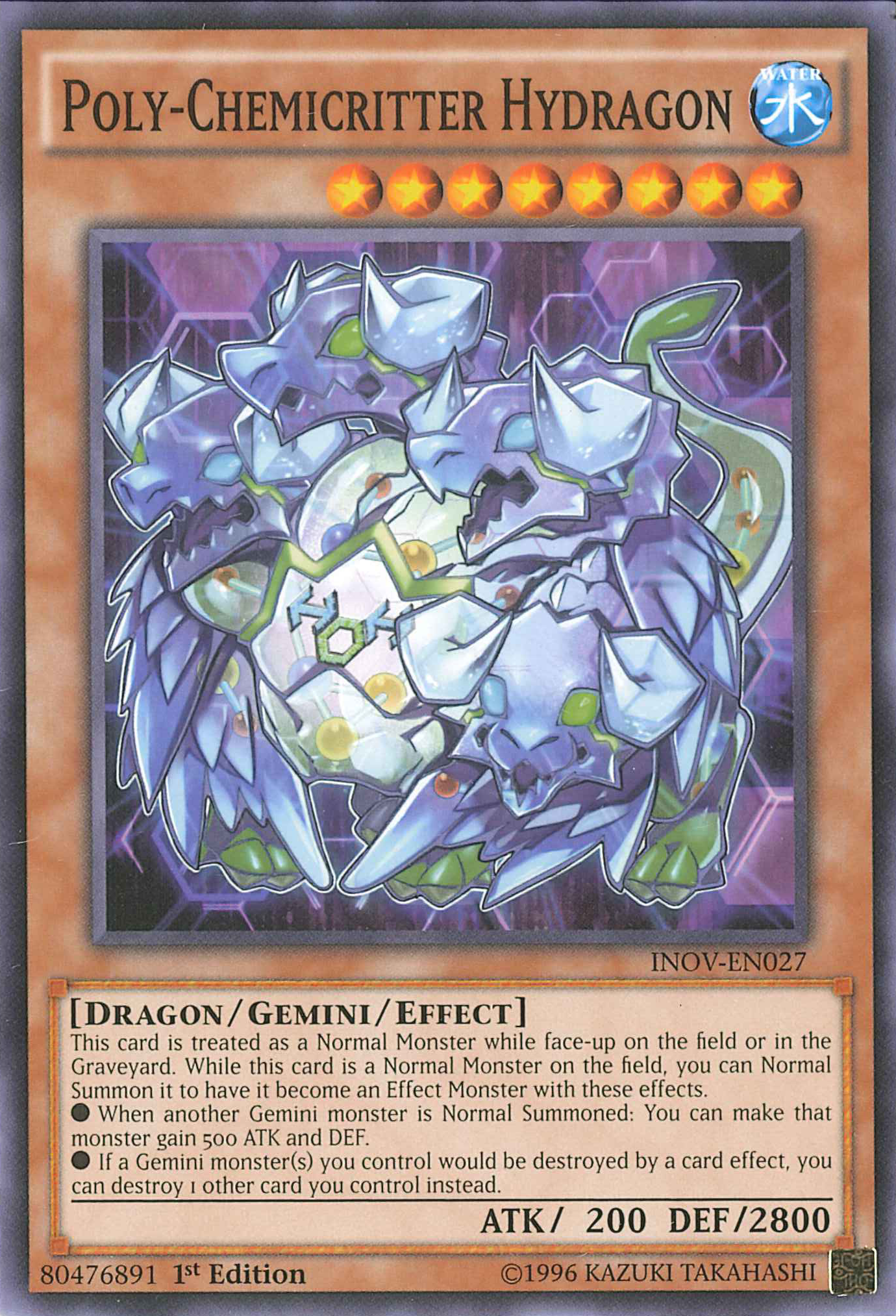 Poly-Chemicritter Hydragon [INOV-EN027] Common | Good Games Adelaide SA