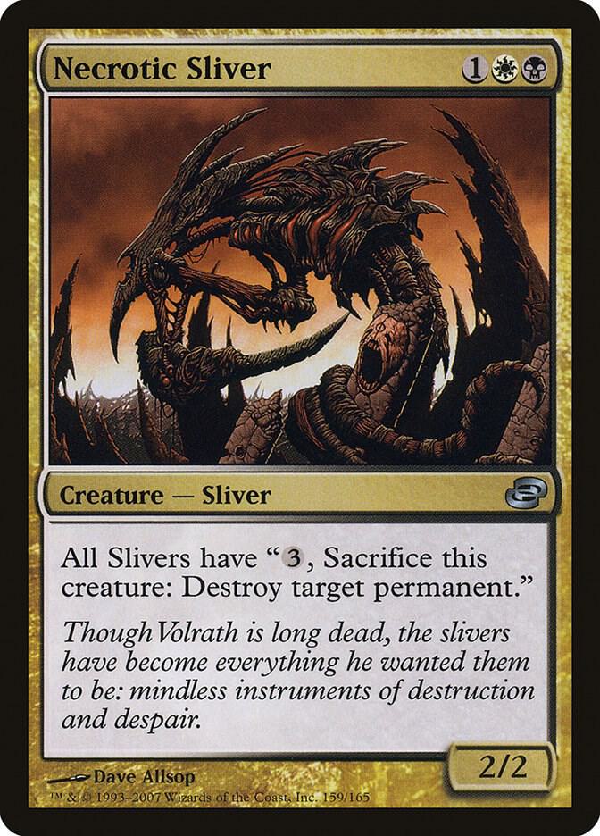 Necrotic Sliver 159 (Planar Chaos)  - Foil | Good Games Adelaide SA