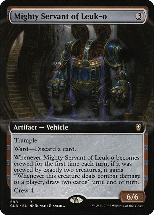 Mighty Servant of Leuk o Extended Art 598 (Commander Legends: Battle for Baldur's Gate)  | Good Games Adelaide SA