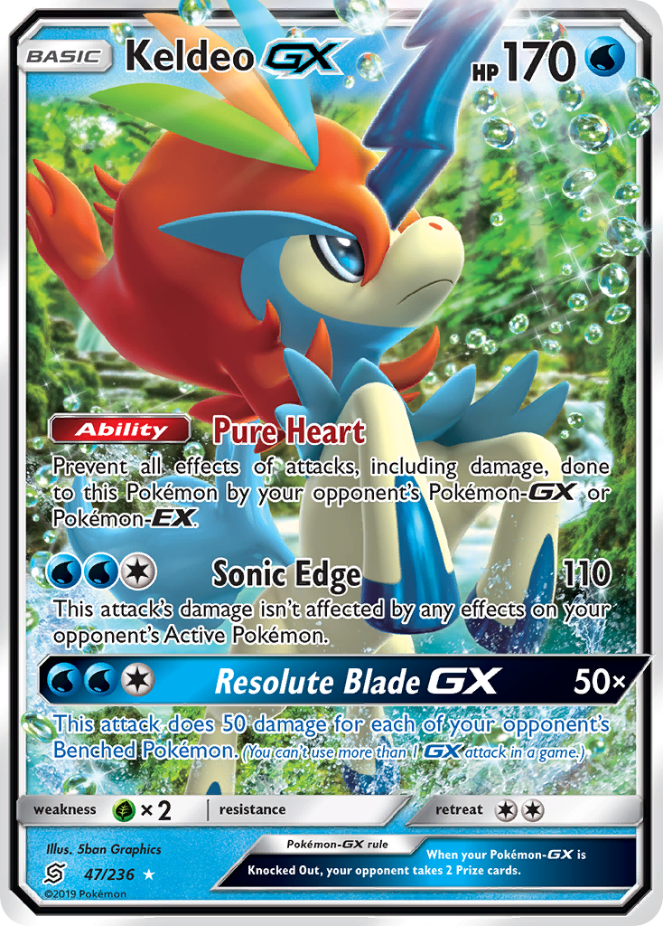 Keldeo GX (47/236) [Sun & Moon: Unified Minds] | Good Games Adelaide SA