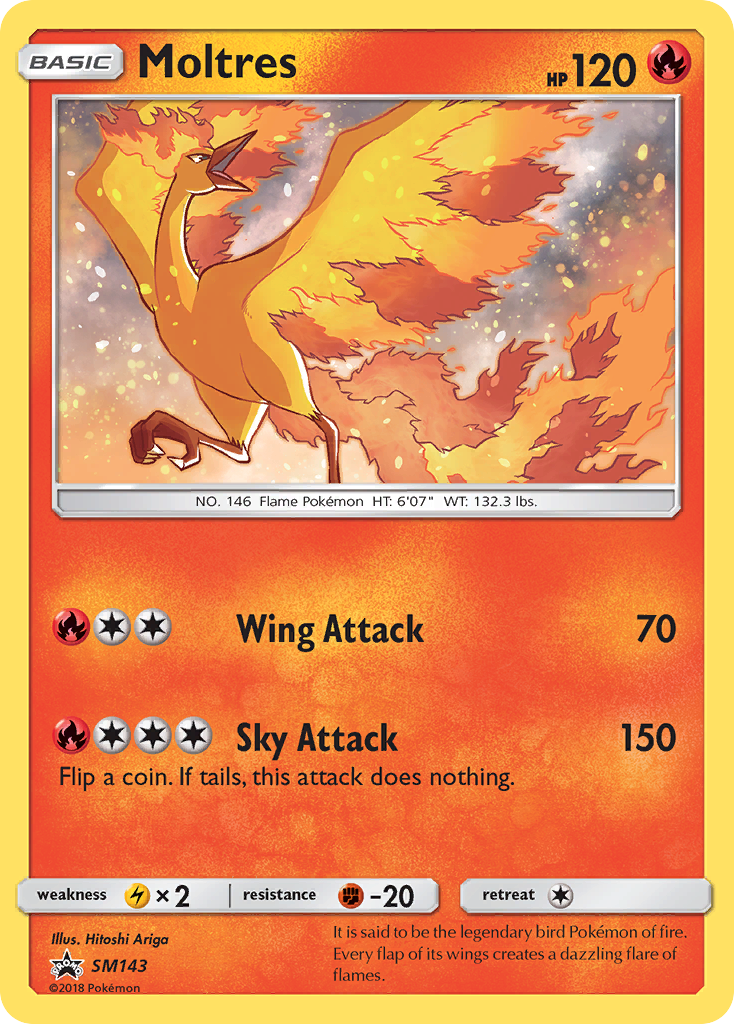 Moltres (SM143) [Sun & Moon: Black Star Promos] | Good Games Adelaide SA