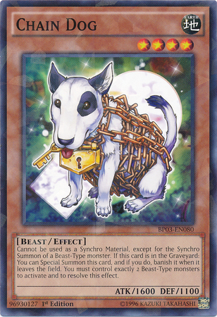 Chain Dog [BP03-EN080] Shatterfoil Rare | Good Games Adelaide SA