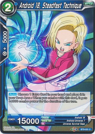 Android 18, Steadfast Technique [BT9-031] | Good Games Adelaide SA