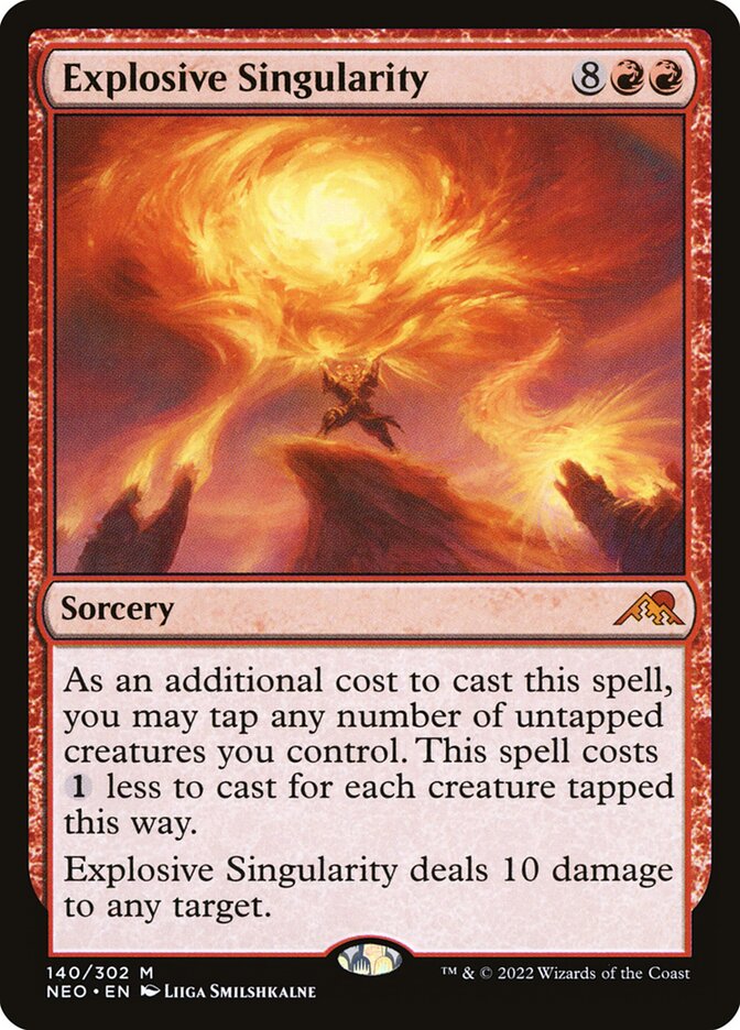 Explosive Singularity 140 (Kamigawa: Neon Dynasty)  | Good Games Adelaide SA