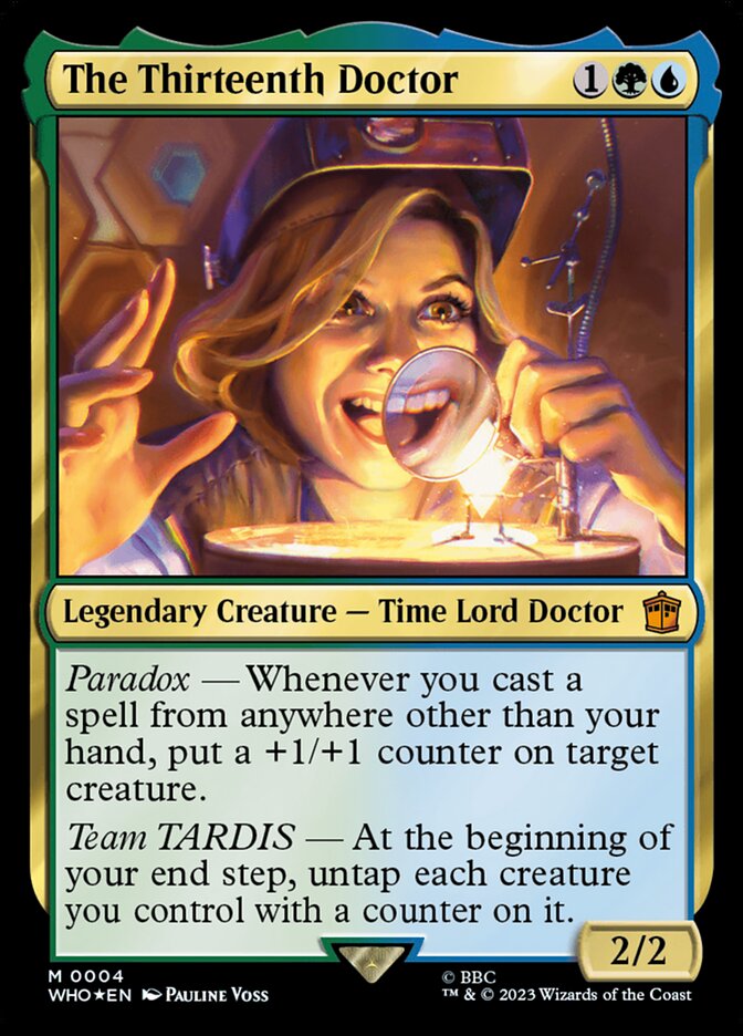 The Thirteenth Doctor 4 (Universes Beyond: Doctor Who)  - Foil | Good Games Adelaide SA