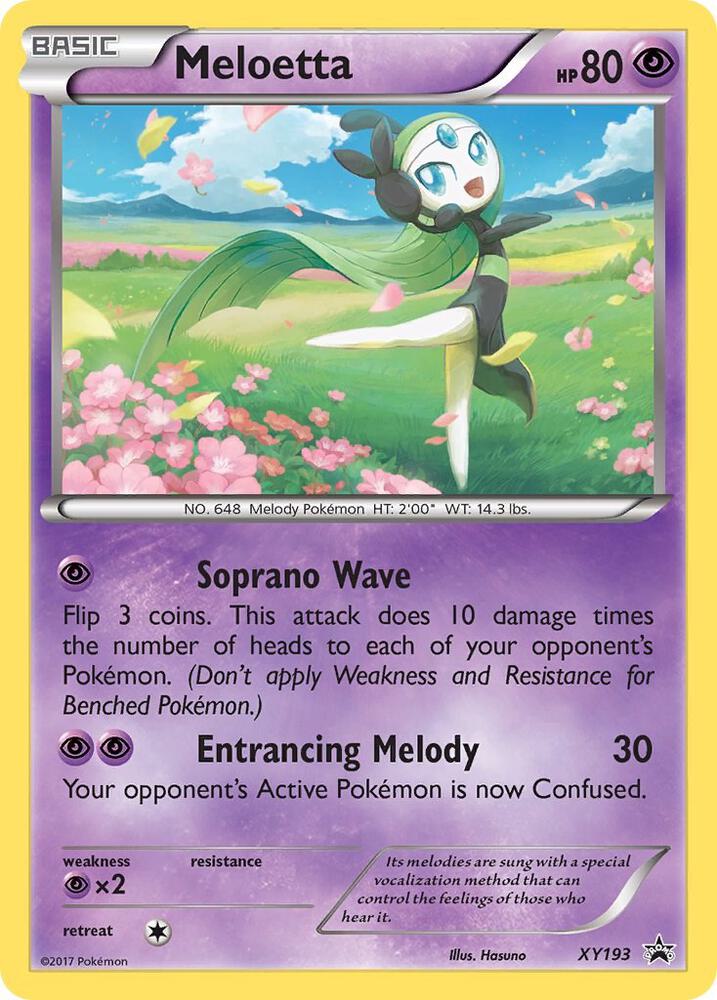 Meloetta XY193 (XY Promos)  - Holofoil | Good Games Adelaide SA