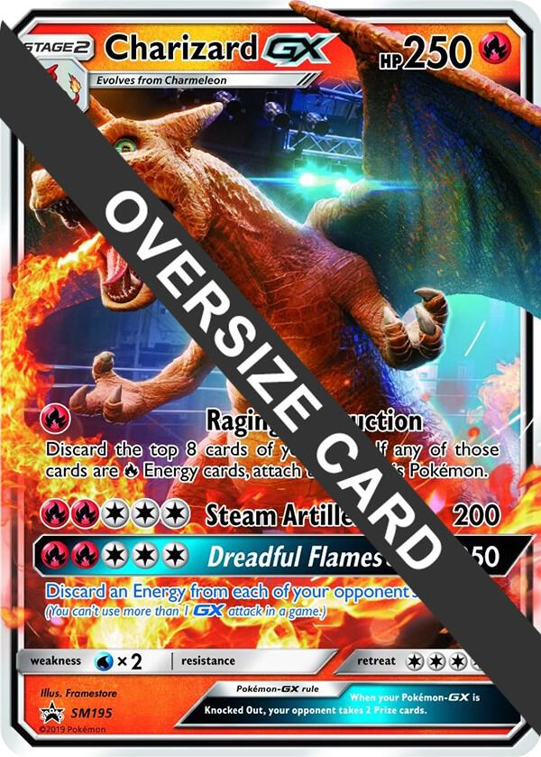 Charizard GX SM195 SM Black Star Promo SM195 (Jumbo Cards)  - Holofoil | Good Games Adelaide SA