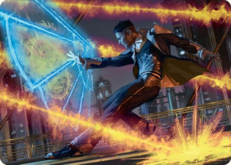 Wingshield Agent Art Card [Streets of New Capenna Art Series] | Good Games Adelaide SA