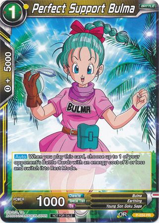 Perfect Support Bulma (Non-Foil) (P-034) [Promotion Cards] | Good Games Adelaide SA