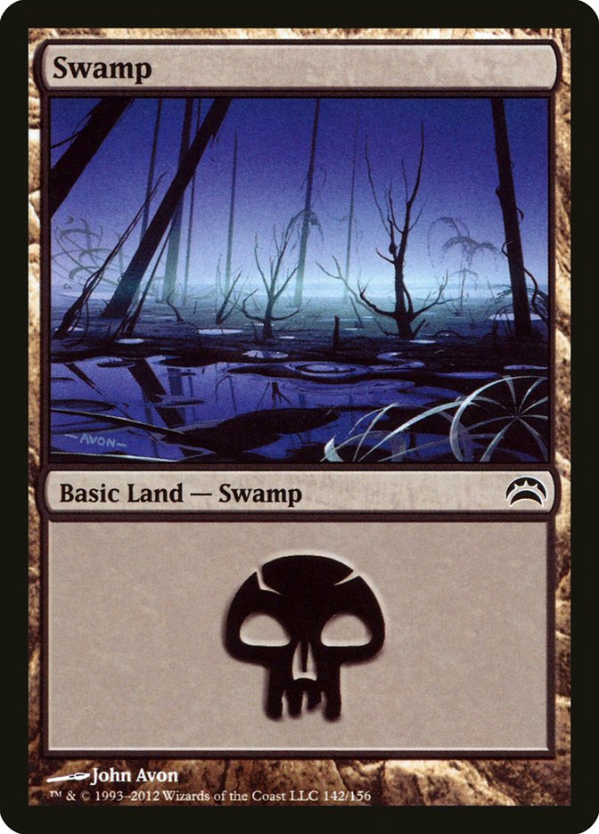 Swamp (142) [Planechase 2012] | Good Games Adelaide SA