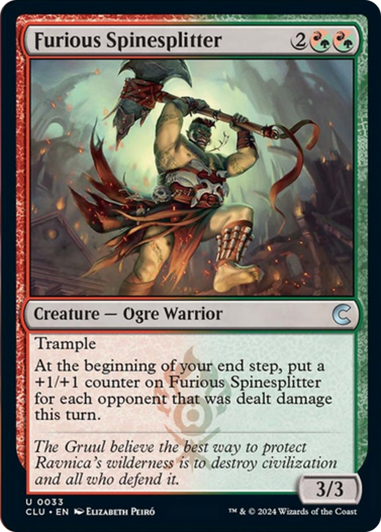 Furious Spinesplitter [Ravnica: Clue Edition] | Good Games Adelaide SA