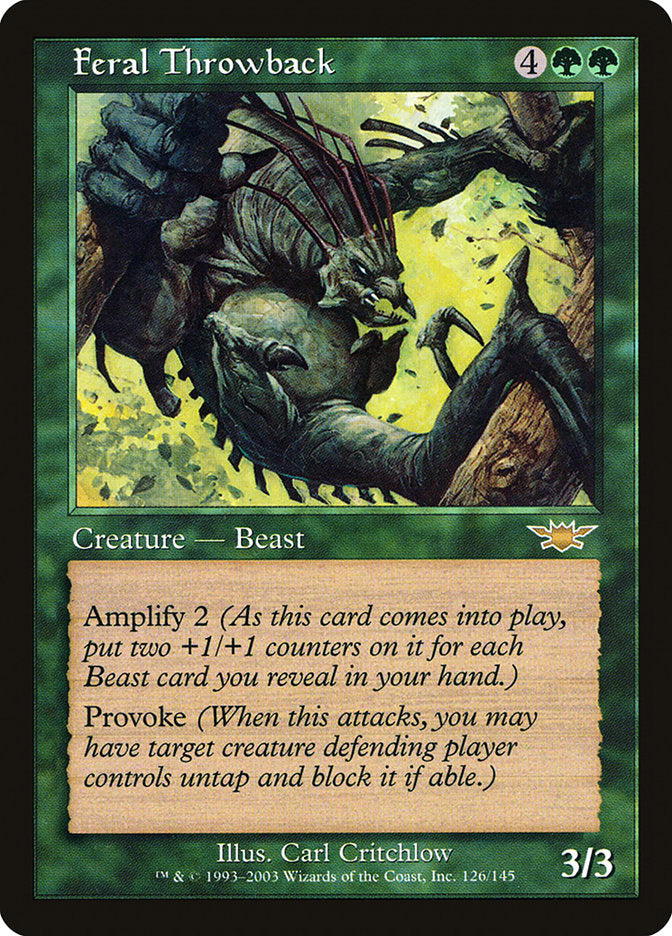 Feral Throwback 126 (Legions)  - Foil | Good Games Adelaide SA