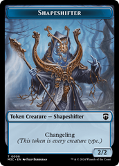 Dragon // Shapeshifter (0008) Double-Sided Token [Modern Horizons 3 Commander Tokens] | Good Games Adelaide SA