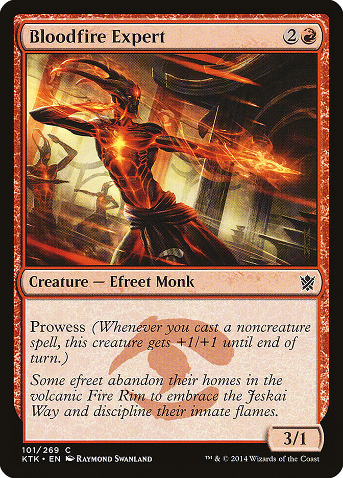 Bloodfire Expert 101 (Khans of Tarkir)  - Foil | Good Games Adelaide SA