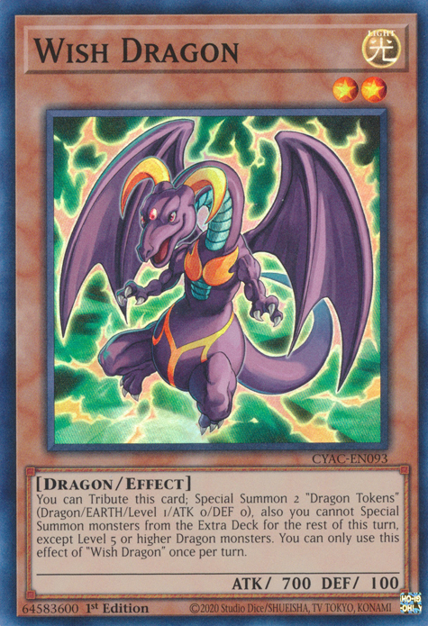 Wish Dragon [CYAC-EN093] Super Rare | Good Games Adelaide SA
