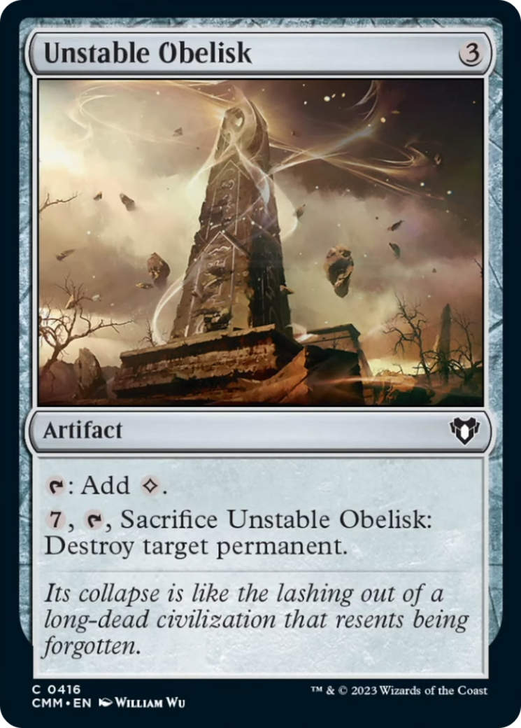 Unstable Obelisk [Commander Masters] | Good Games Adelaide SA