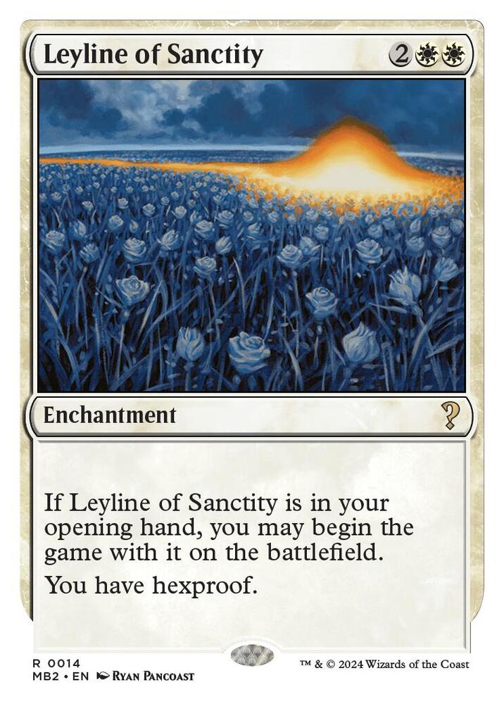 Leyline of Sanctity 14 (Mystery Booster 2)  | Good Games Adelaide SA