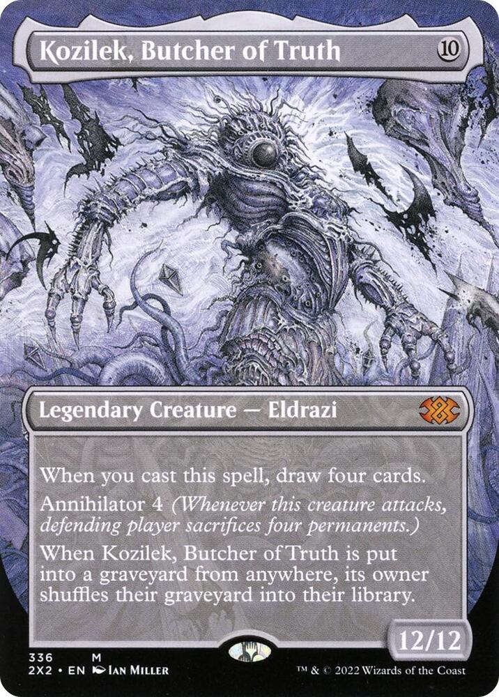 Kozilek Butcher of Truth Borderless 336 (Double Masters 2022)  - Foil | Good Games Adelaide SA