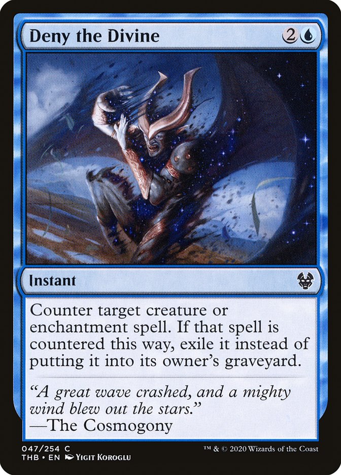 Deny the Divine 47 (Theros Beyond Death)  - Foil | Good Games Adelaide SA
