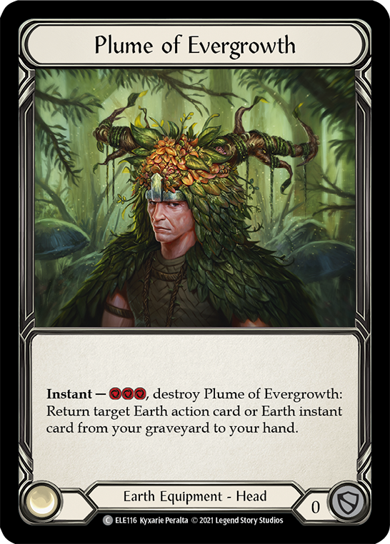 Plume of Evergrowth [ELE116] (Tales of Aria)  1st Edition Cold Foil | Good Games Adelaide SA