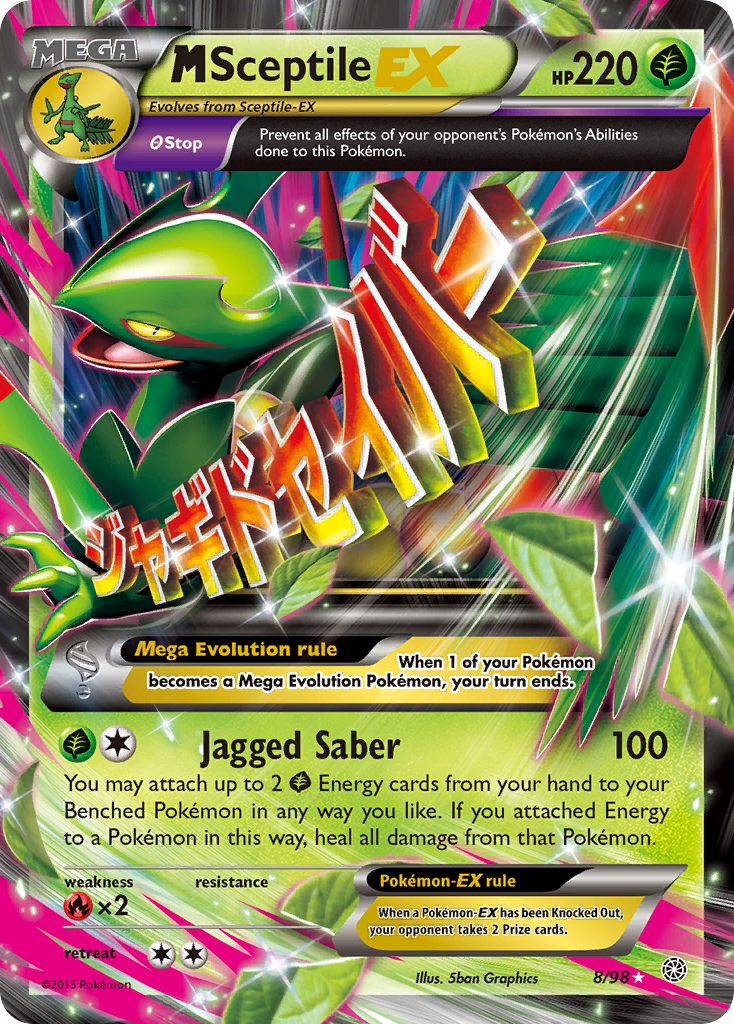 M Sceptile EX (8/98) [XY: Ancient Origins] | Good Games Adelaide SA