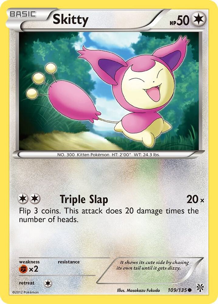 Skitty 109/135 (Plasma Storm)  - Reverse Holofoil | Good Games Adelaide SA