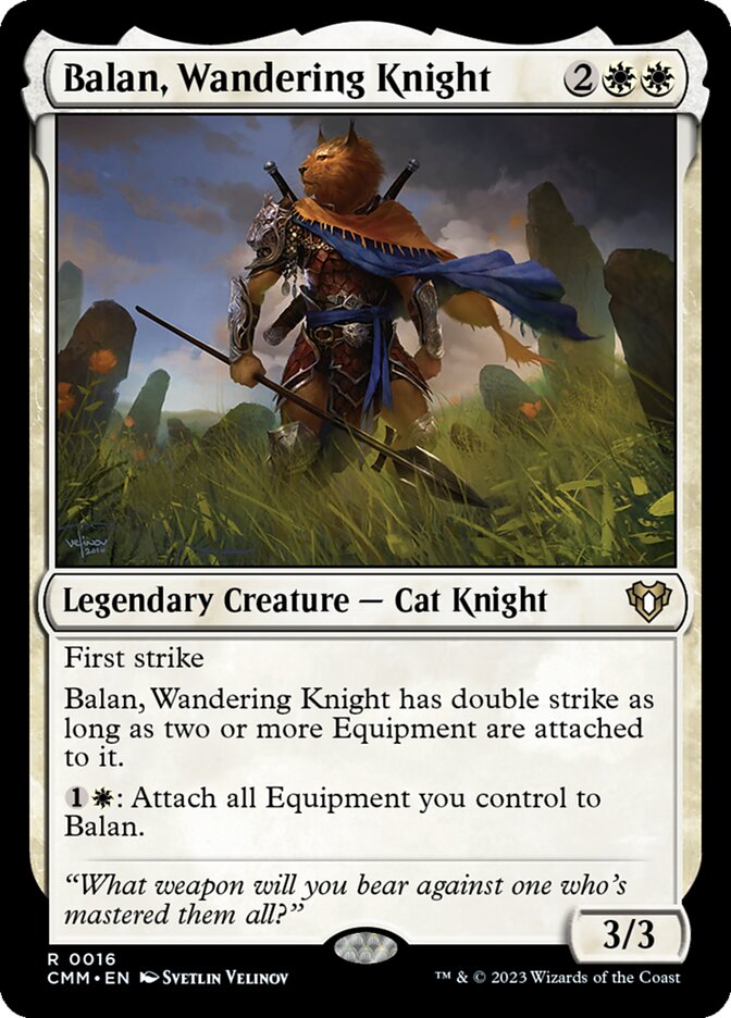 Balan, Wandering Knight 16 (Commander Masters)  - Foil | Good Games Adelaide SA