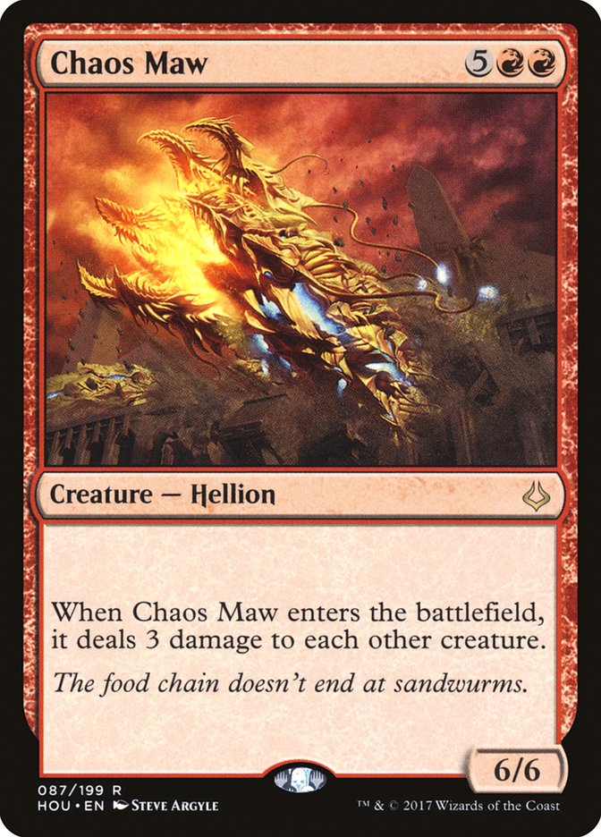Chaos Maw 87 (Hour of Devastation)  - Foil | Good Games Adelaide SA