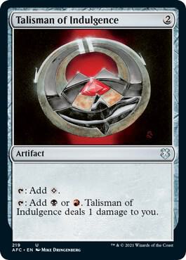Talisman of Indulgence 219 (Commander: Adventures in the Forgotten Realms)  | Good Games Adelaide SA
