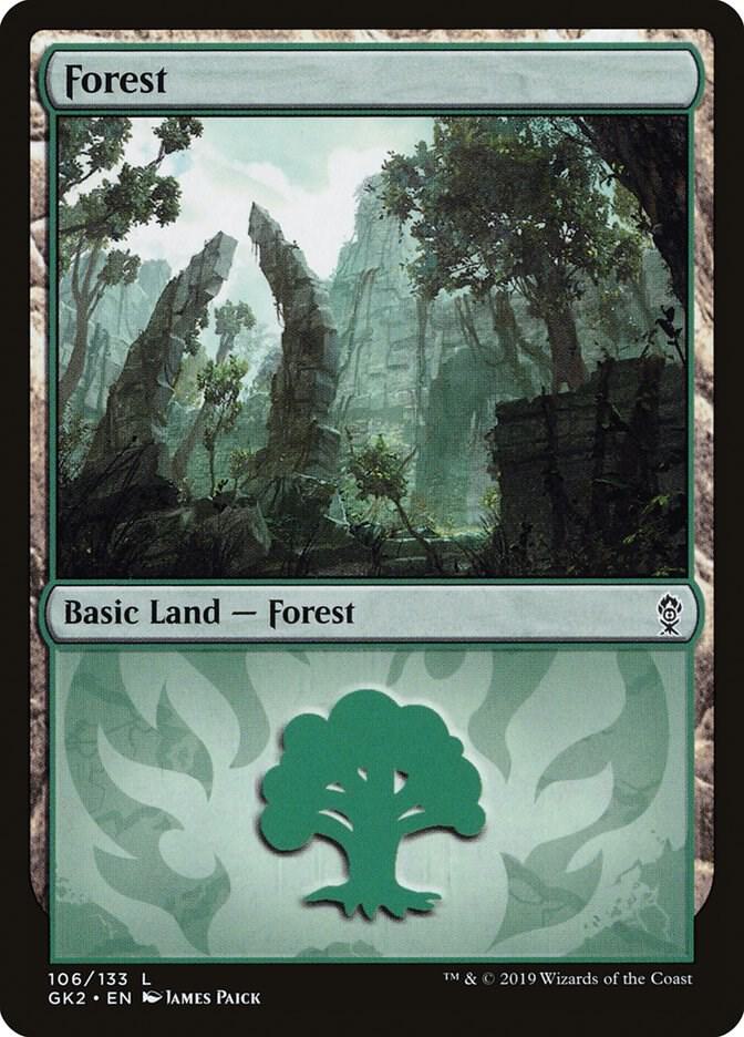 Forest 106 106 (Ravnica Allegiance: Guild Kits)  | Good Games Adelaide SA