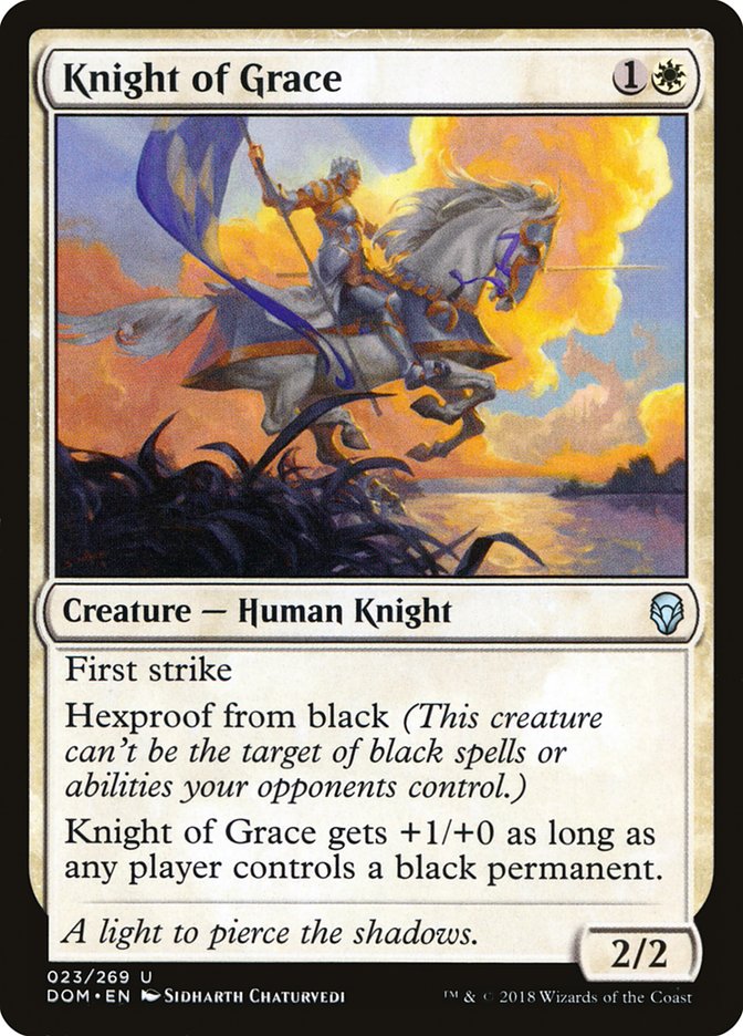 Knight of Grace [Dominaria] | Good Games Adelaide SA