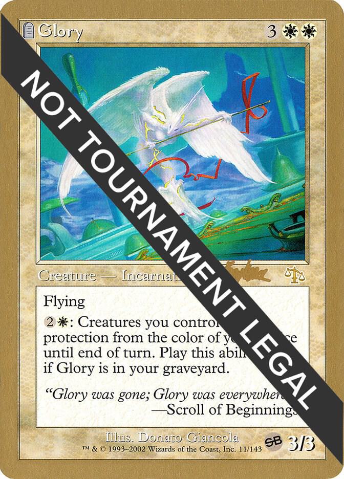 Glory 2002 Brian Kibler JUD  (World Championship Decks)  | Good Games Adelaide SA