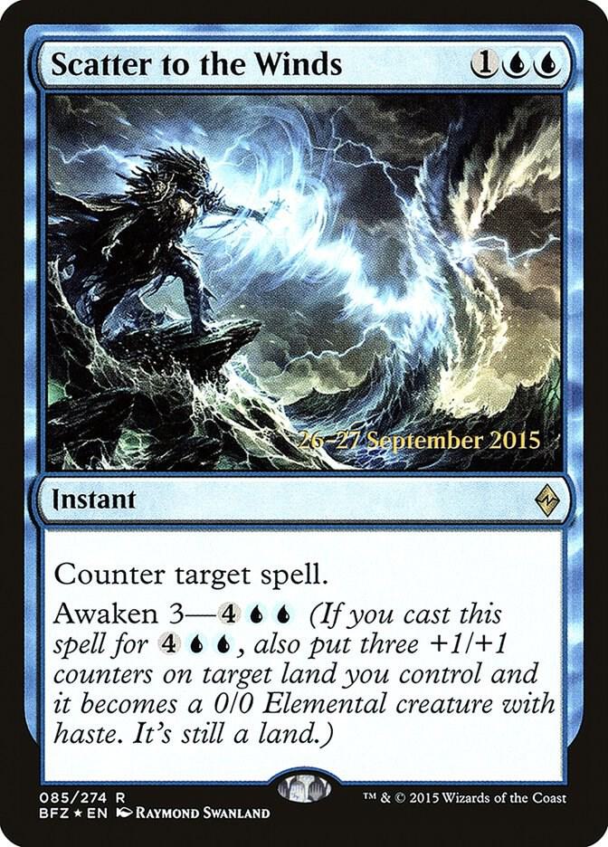 Scatter to the Winds 85 (Prerelease Cards)  - Foil | Good Games Adelaide SA