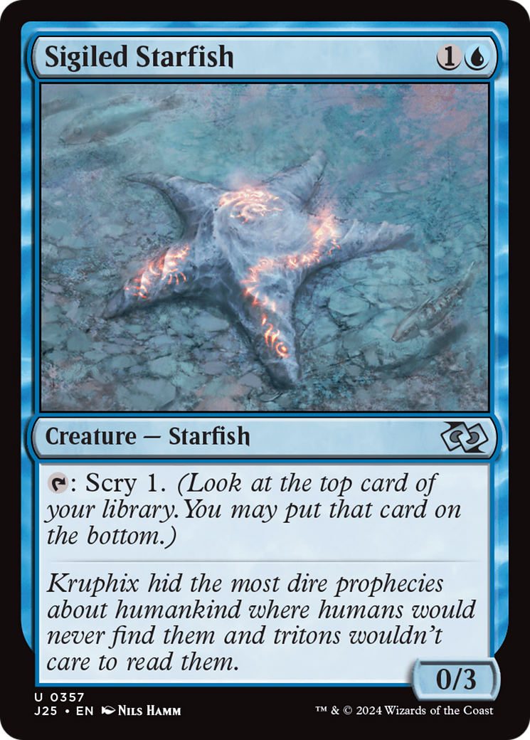 Sigiled Starfish [Foundations Jumpstart] | Good Games Adelaide SA