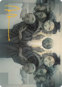 Vesuvan Duplimancy Art Card Gold Stamped Signature 19 (Art Series: Dominaria United)  | Good Games Adelaide SA