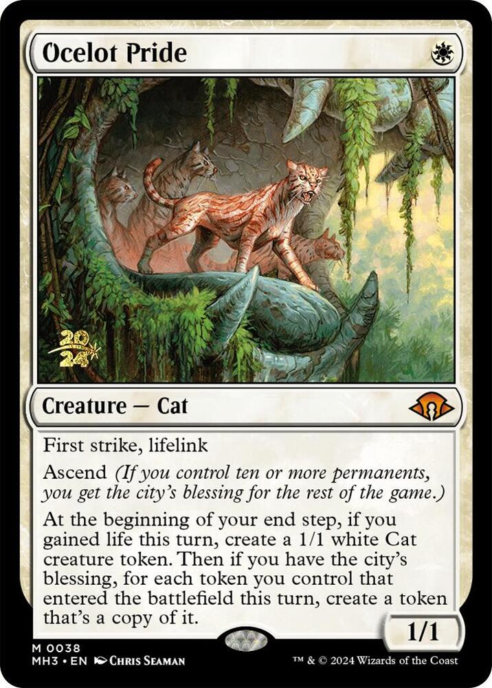Ocelot Pride 38 (Prerelease Cards)  - Foil | Good Games Adelaide SA